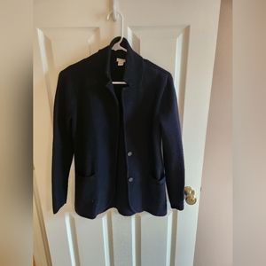 J. Crew black sweater blazer